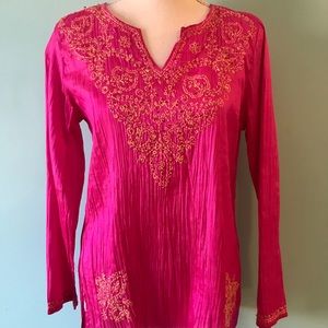 Hot pink tunic